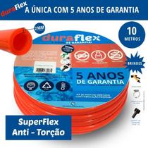 Mangueira DuraFlex Laranja 10m PVC Dupla Camada