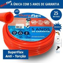 Mangueira DuraFlex Laranja 25m - PVC Siliconado Dupla Camada