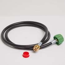 Mangueira e adaptador de gás propano Conexão Coleman Tipo 1 de 1,5 m Mangueira e adaptador de gás propano Conexão Coleman Tipo 1 de 1,5 m