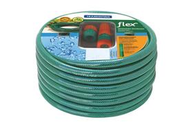 Mangueira em Pvc com Engate Rosqueado e Esguicho Flex com 15m Verde