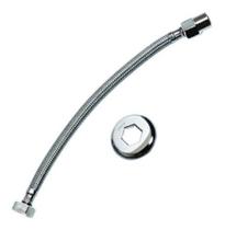 Mangueira Engate Flexível Aço Inox 30 Cm 1/2 Entrada Água Mangueira Engate Flexível Aço Inox 30 Cm 1/2 Entrada Água