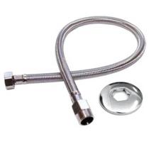 Mangueira Engate Flexível Aço Inox 40 Cm 1/2 Entrada Água
