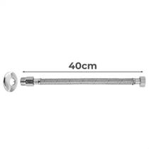 Mangueira Engate Flexível Aço Inox 40 Cm 1/2 Entrada Água
