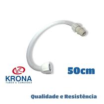 Mangueira Engate Plástico Flexível P/ Vaso 50cm Krona