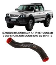 Mangueira Entrada Ar Intercooler L200 Sport Outdoor 2003...