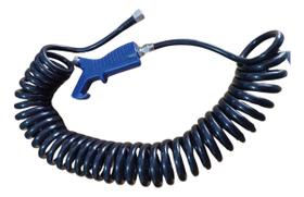 Mangueira Espiral De Ar 5 Metros Com Pistola Para Limpeza Mangueira Espiral De Ar 5 Metros Com Pistola Para Limpeza