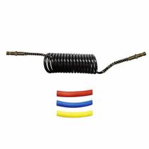 Mangueira espiral para freio a ar iveco 5,5m macho x macho m16 longo com kit termoretrátil cores Mangueira espiral para freio a ar iveco 5,5m macho x macho m16 longo com kit termoretrátil cores