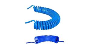 Mangueira Espiral Pu Azul 10mm X 20 Metros P/ Ar Comprimido