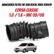 Mangueira Filtro de Ar Corsa Classic 1.0 / 1.6 - VHC 2003 - 2008 S/bocal para sensor Mangueira Filtro de Ar Corsa Classic 1.0 / 1.6 - VHC 2003 - 2008 S/bocal para sensor