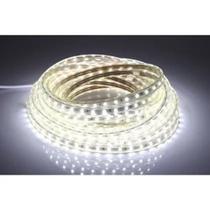 Mangueira Fita LED Chata 5050 10m Branco Frio 6mm LEDS 110V Mangueira Fita LED Chata 5050 10m Branco Frio 6mm LEDS 110V