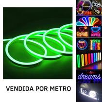Mangueira Fita LED Neon Flex 12V Verde Metro IP67 Mangueira Fita LED Neon Flex 12V Verde Metro IP67