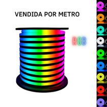 Mangueira Fita LED Neon Flex RGB 127V Metro - LED Force