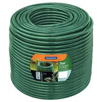 Mangueira Flex 3/4 polegada Tramontina Verde em PVC 3 Camadas 100 m