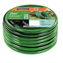 Mangueira Flex P/Jardim Vd C/Faixa Pt Em Pvc 4Cam 30M Tramontina