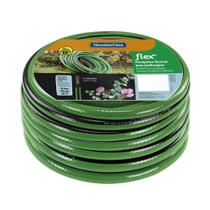 Mangueira Flex para Jardim Tramontina Verde com Faixa Preta em PVC 4 Camadas 30 m