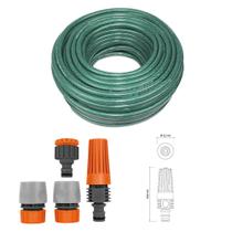 Mangueira Flex Premium 1/2 pol 30m + Kit Esguicho Tramontina Mangueira Flex Premium 1/2 pol 30m + Kit Esguicho Tramontina