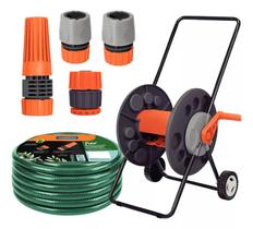 Mangueira Flex Tramontina Jardim com Carrinho 50 M