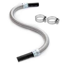 Mangueira Flexível 1M Com Malha De Aço Gás Fogão Cooktop Mangueira Flexível 1M Com Malha De Aço Gás Fogão Cooktop