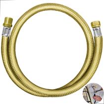 Mangueira flexível gas encanado Tombak trançada gás GN GLP GNF 150cm oferta