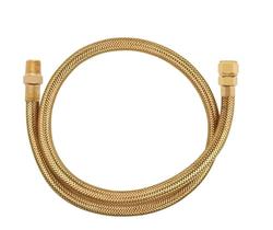 Mangueira Flexivel Para Gás Encanado 1,20m 1/2" Cobre Gas Gn Glp Haenke