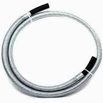 Mangueira flexivel prata malha de aço 0,80m tm x tm para gás Mangueira flexivel prata malha de aço 0,80m tm x tm para gás