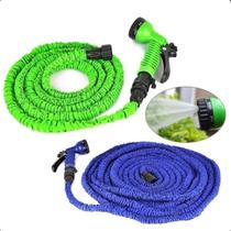 Mangueira Flexível Retrátil Azul 15m Compacta e Funcional para Uso Externo