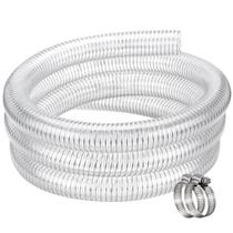 Mangueira flexível ZY-Hosetube Clear Wire reforçada 1 1/4" - 25 pés