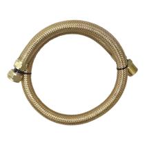 Mangueira Gás Flexível Tomback Premium 1/2 MF 40cm P/ Fogão Cooktop Aquecedor GLP/GN Segura e Durável