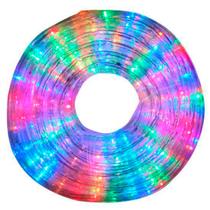 Mangueira Iluminada 162 leds Pisca 110v 10m Tomada Decoração Natal Cor:Colorido Mangueira Iluminada 162 leds Pisca 110v 10m Tomada Decoração Natal Cor:Colorido