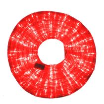 Mangueira Iluminada 162 leds Pisca Vermelho 110v 10m - GrupoShopMix