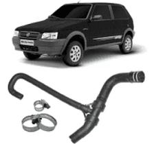Mangueira Inferior Radiador Fiat Uno E Fiorino Fire sem Ar Quente 50017369