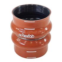 Mangueira Intercooler Compatível Scania NTG 2019... 89,8 x 114mm Lado Quente Laranja (2345957)