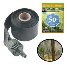 Mangueira Irrigação Para Jardim Santeno Preta 20 Metros Mais Conexões Alta Pressão