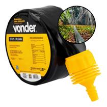 Mangueira Irrigação Reforçada VONDER Microfuros Conector Fita Irrigação Plantação Jardim Hortas Plantas Gramado Mangueira Irrigação Reforçada VONDER Microfuros Conector Fita Irrigação Plantação Jardim Hortas Plantas Gramado