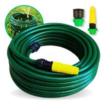 Mangueira Jardim 10 Metros Trançada Bico Esguicho Adaptador Mangueira Jardim 10 Metros Trançada Bico Esguicho Adaptador