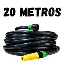 Mangueira Jardim 20 Metros Flexível Antitorção Flat Reforçada Resistente