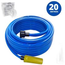 Mangueira Jardim 20M Metros Reforçada Chata Antitorção + - Ledmang