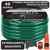 Mangueira Jardim 40 Mt com Suporte de Parede TramaFlex