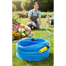 Mangueira Jardim Anti Torção 30M Flexível Azul - JARDIM