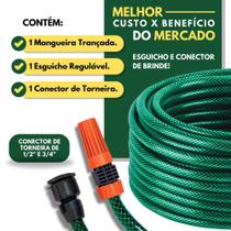 Mangueira Jardim com Tramas em Dobro TramaFlex 100Mts
