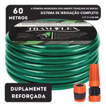 Mangueira Jardim Duplamente Trançada TramaFlex 60 Mt