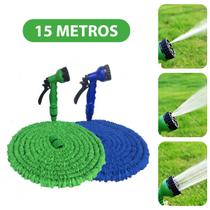 Mangueira Jardim Expansível 15 Metros Resistente Jatos D Ág