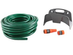 Mangueira Jardim Flexivel 20m Com Kit Esguicho E Suporte Tramontina Mangueira Jardim Flexivel 20m Com Kit Esguicho E Suporte Tramontina