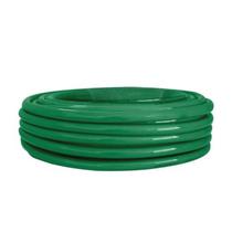 Mangueira Jardim Flexível 25 Metros Verde - DTOOLS, Bitola 7/16, Parede 1.5mm, Acompanha Esguicho