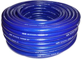 Mangueira Jardim Reforçada Siliconada Premium Azul 3/4 25mt Mangueira Jardim Reforçada Siliconada Premium Azul 3/4 25mt