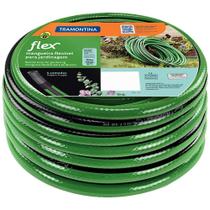 Mangueira Jardim Tramontina Flex Verde Com Faixa Preta 4 Camadas 20m