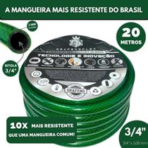 Mangueira Jardim Ultra Resistente 3/4" x 3,00 mm 20 Metros - GrafenoFlex