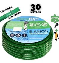 Mangueira Jardim Verde Trançada Antitorção 30 Metros