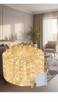 Mangueira LED 10 Metros 8 Funções Bivolt Branco Quente Mangueira LED 10 Metros 8 Funções Bivolt Branco Quente