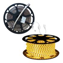 Mangueira Led 5050 Chata Luz Azul 14,4w Ip65 10 Metros Mangueira Led 5050 Chata Luz Azul 14,4w Ip65 10 Metros